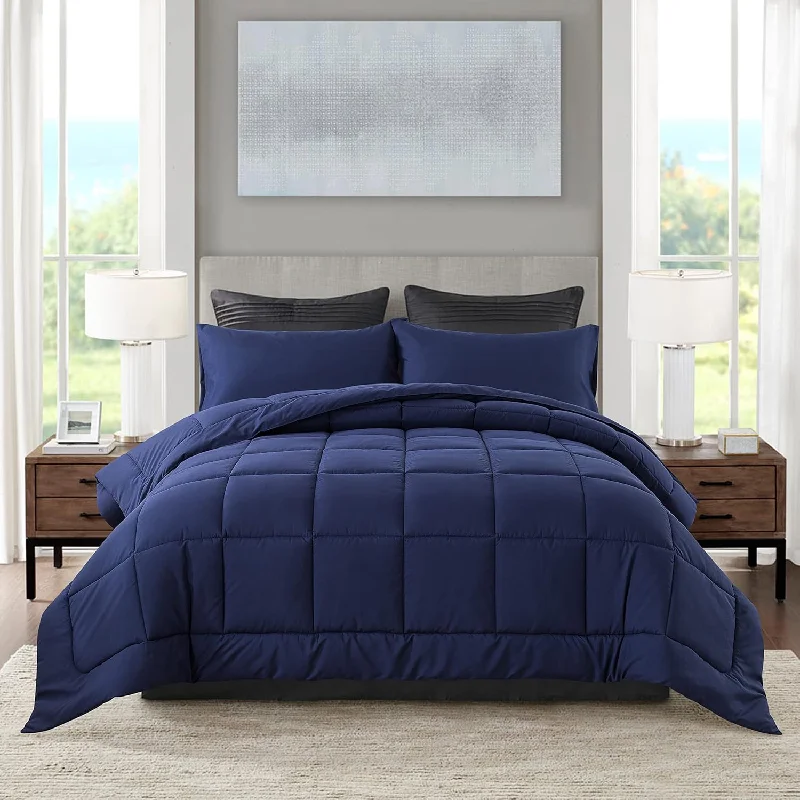 Pillow for side sleepers-Full Size Comforter Sets -All Season Bedding Comforters Sets With 2 Pillow Cas