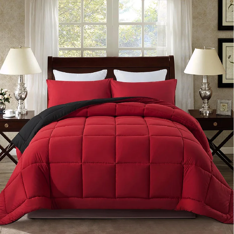 Pillow with in-store benefits-King Size Comforter Set -All Season Bedding Comforters Sets With 2 Pillow Case