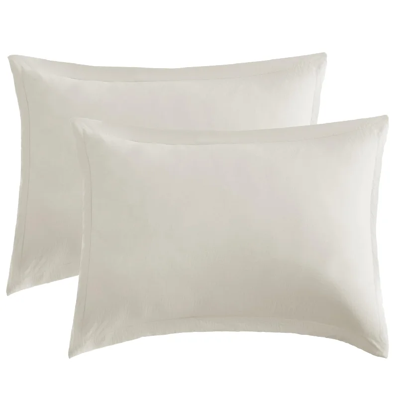 Pillow with compact storage-Sham Pillow Covers - Soft Prewashed Pillow Shams, Ultra Breathable Queen Pillo