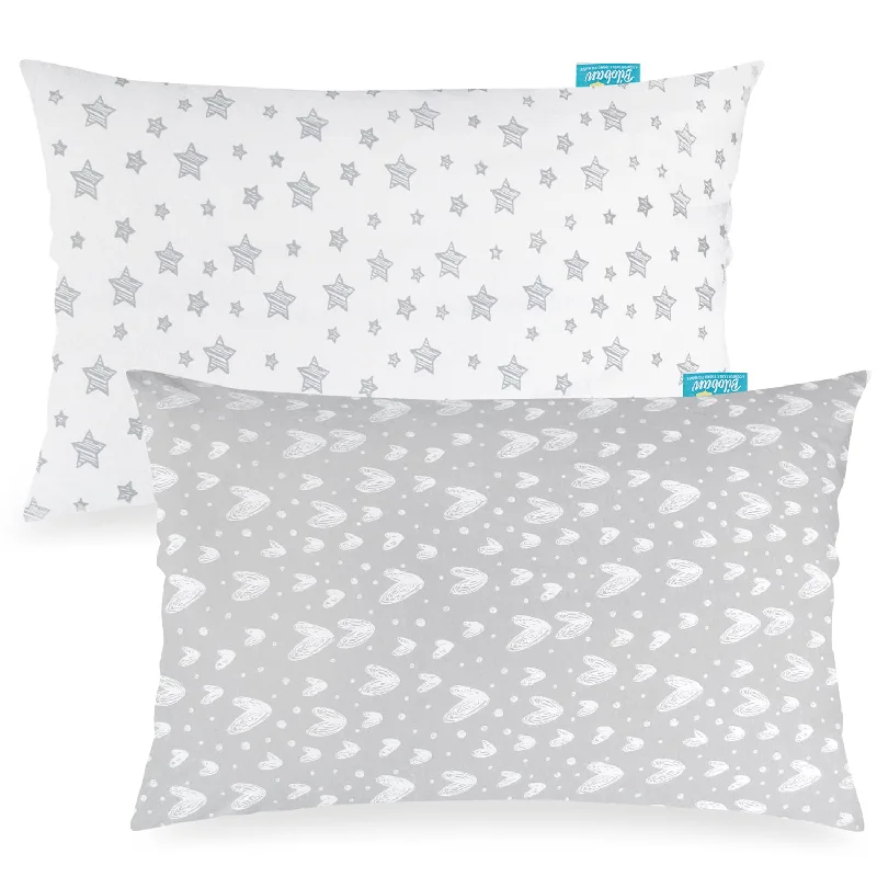 Pillow with classic style-Standard Pillowcase Set Of 2 For 20" X 26" Pillow, 100% Jersey Cotton Pillowca