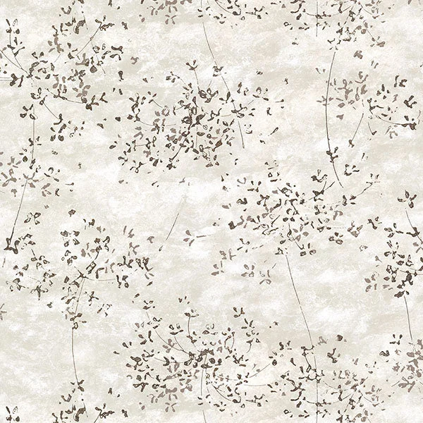 Wallpaper with matte finish-Arian Champagne Inkburst Wallpaper from the Lustre Collection