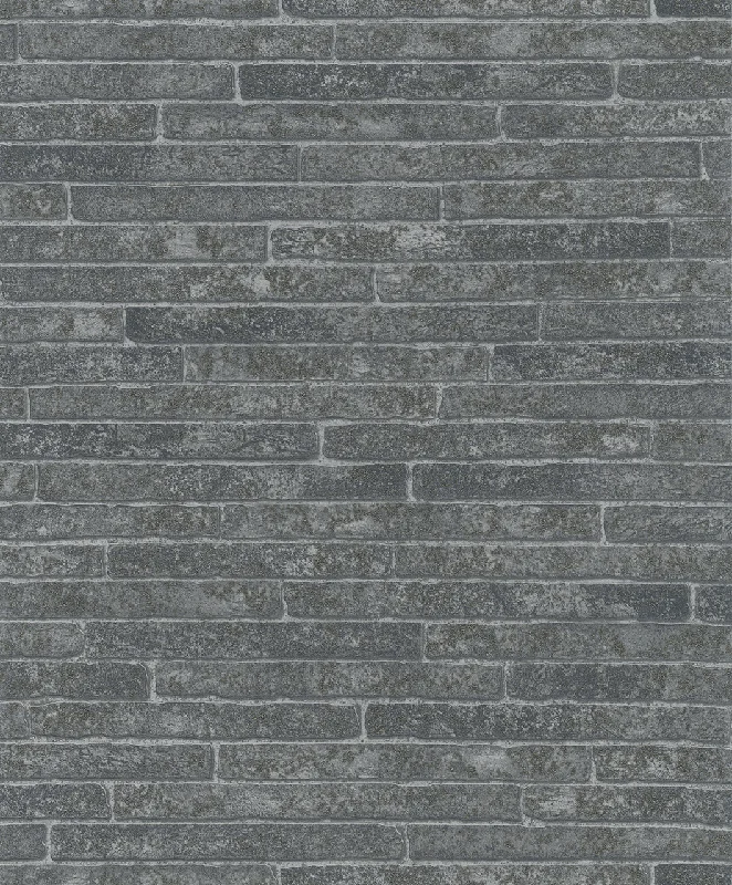 Peelable wallpaper for nurseries-Brick Wall Granulate 58422 Wallpaper by BD Wall