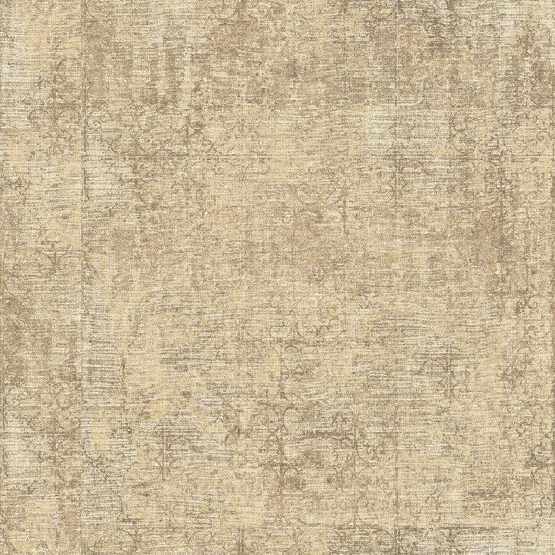 Best wallpaper for purple shades-Carpet Ochre Wallpaper from the Global Fusion Collection