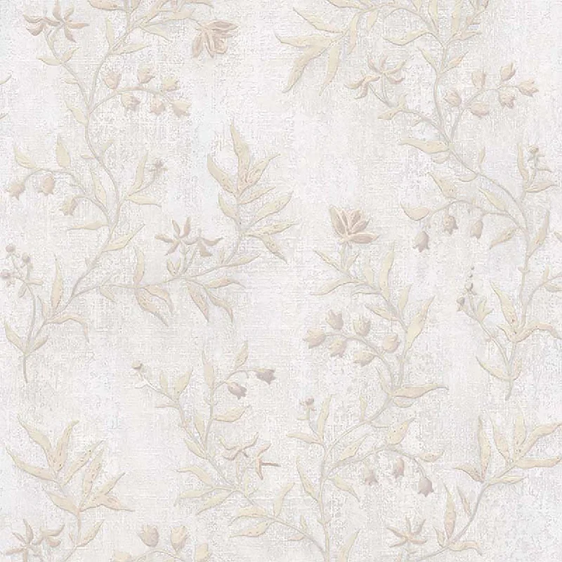 Best wallpaper for coral hues-Dahlia Ivory Trail Wallpaper from the Nature by Advantage Collection