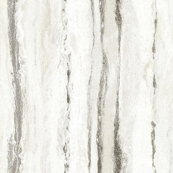 Top wallpaper for rustic looks-Delesse Platinum Marbled Wallpaper from the Lustre Collection