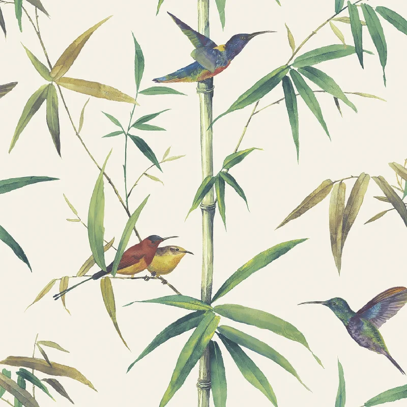 How to remove wallpaper glue-Hummingbirds Beige Wallpaper from the Global Fusion Collection