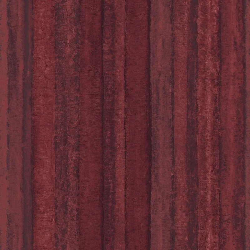 Best wallpaper for teal tones-Nomed Stripe Wallpaper in Reds from the Ambiance Collection