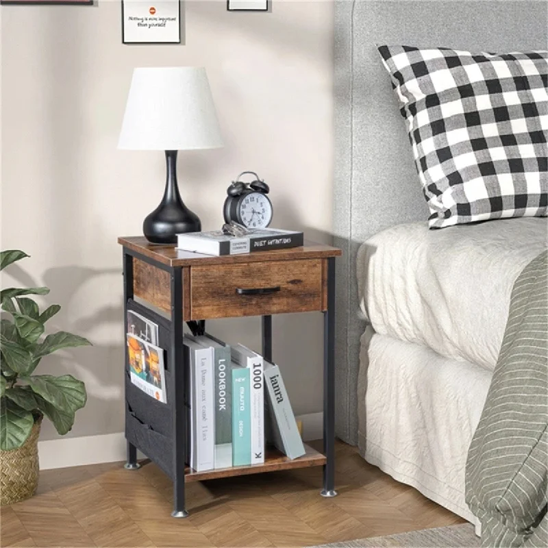 How to choose bed linens-Bedside Cabinet with USB Socket