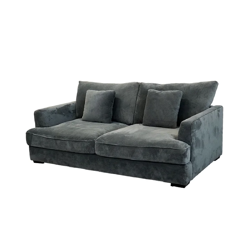 Sofa sleek yak upholstery-Ashton - Down Loveseat