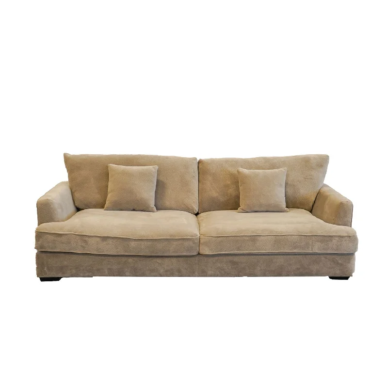 Sofa plush voile cushions-Ashton - Down Sofa