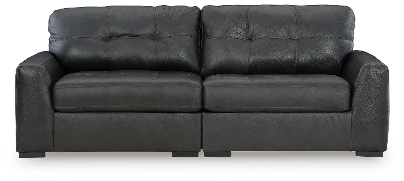 Sofa with sculpted arms-Brindley Pier - Sectional