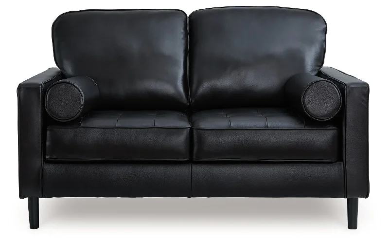 Sofa quick-style fabric-Bryceview - Onyx - Loveseat