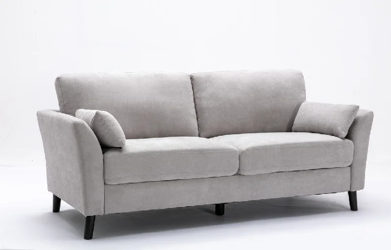 Sofa stylish retro flair-Damian - Woven Fabric Sofa