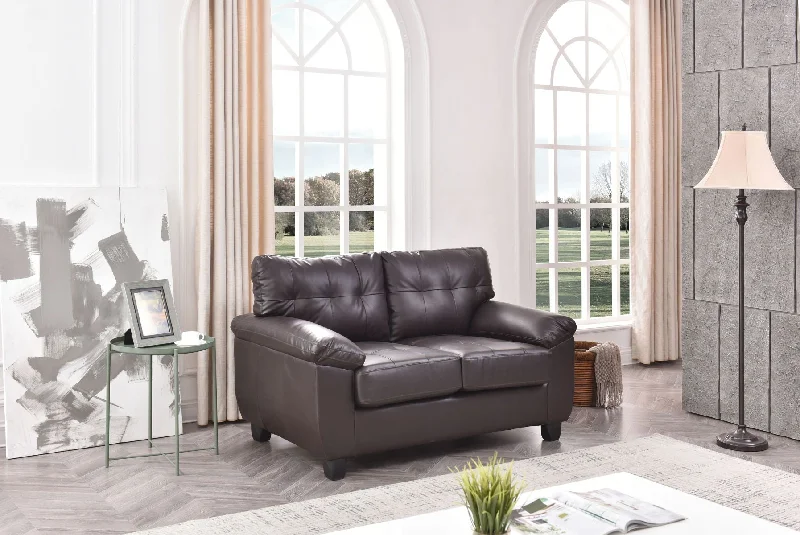 Sofa warm taupe tones-Gallant - Loveseat