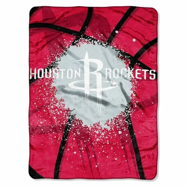 ultra-warm sherpa throw blanket-NBA Raschel 0803 Rockets Shadow Play Throw