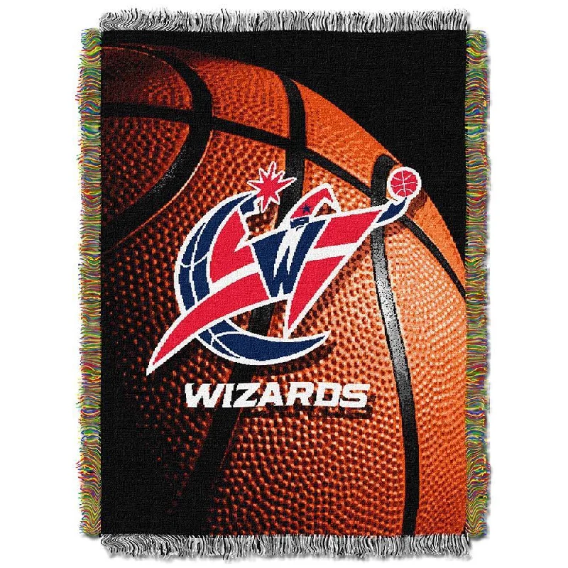 silky soft microfiber throw blanket-NBA Washington Wizards Photo Real Woven Tapestry Throw