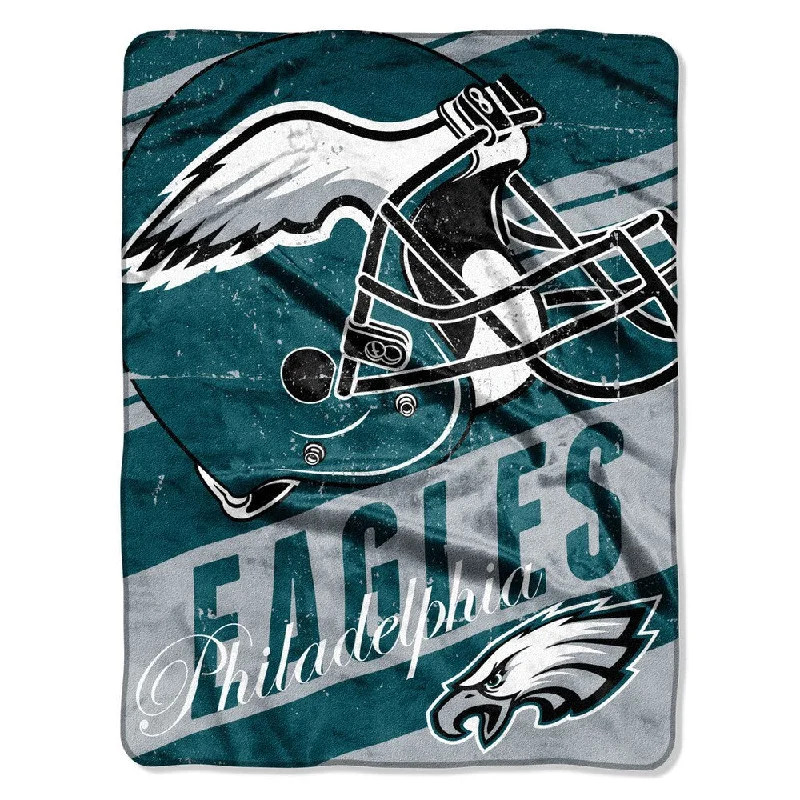 waterproof outdoor throw blanket-NFL 059 Eagles Deep Slant Micro Throw