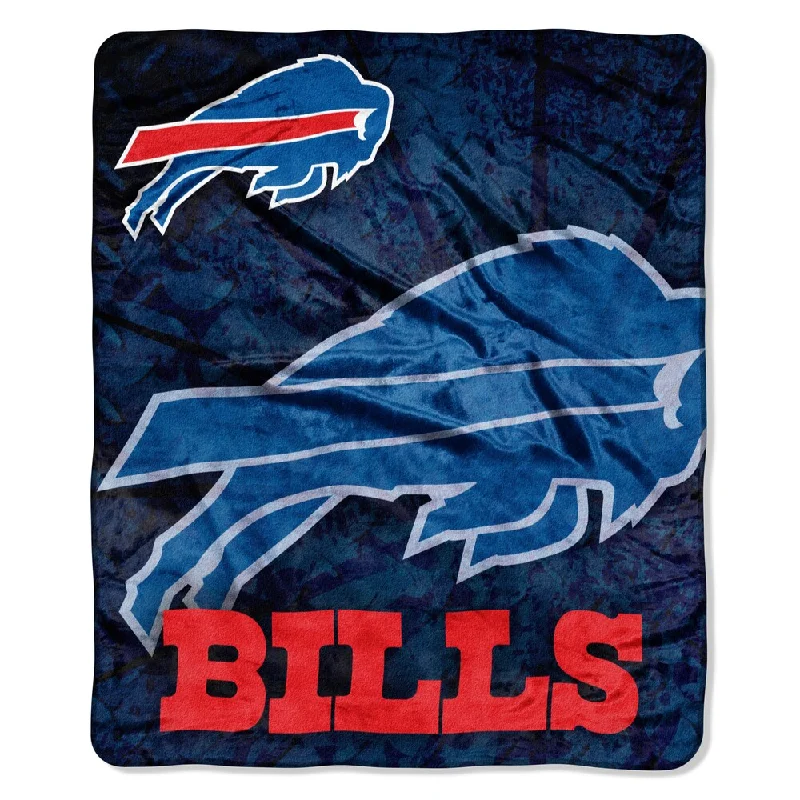 festive red Christmas throw blanket-NFL Buffalo Bills Rachel Roll Out Throw