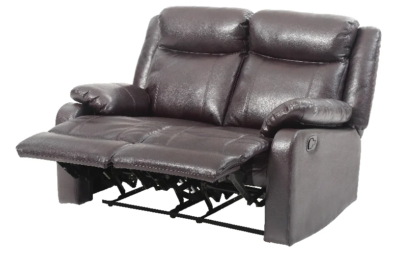 Sofa sturdy metal legs-Ward - Double Reclining Loveseat