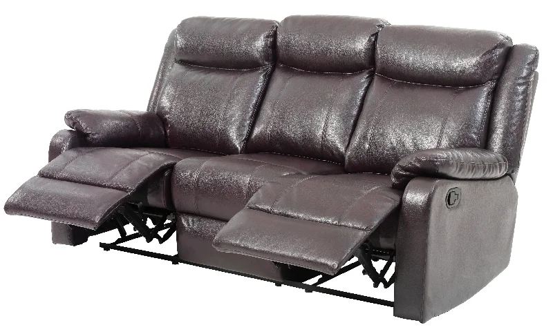 Sofa bold geometric patterns-Ward - Double Reclining Sofa