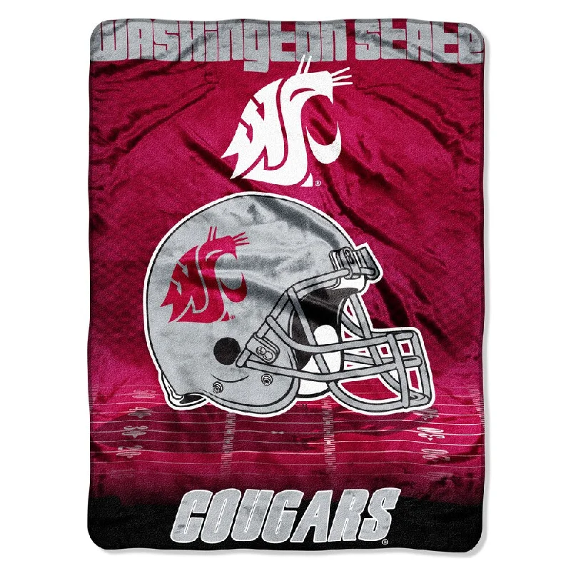 gradient color throw blanket-Washington State Overtime Micro Fleece Throw Blanket - Multi